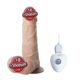 10 Titreşimli Oynar Başlı USB Şarjlı 14,5 cm Teknolojik Vibratör Penis - Super Man S