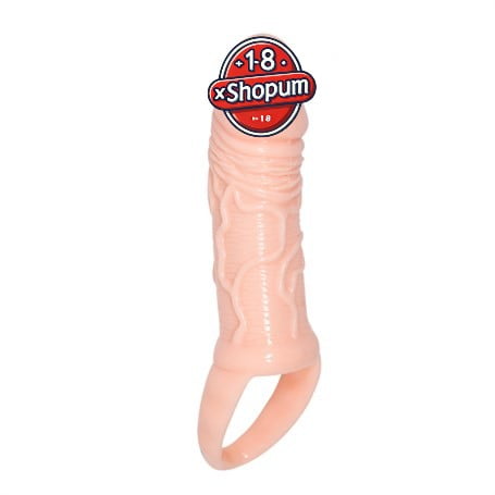 15 cm yumuşak silikon penis kılıfı.