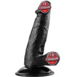 17 cm Realistik Vantuzlu Zenci Dildo Penis