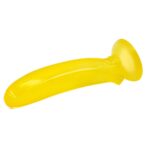 17 cm Vantuzlu Muz Şeklinde Silikon Anal Plug