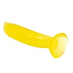 17 cm Vantuzlu Muz Şeklinde Silikon Anal Plug