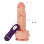 17,5 cm Belden Bağlamalı Titreşimli Realistik Dildo Penis Set