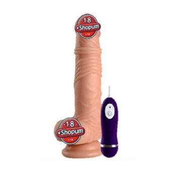 19 cm Gerçekçi Titreşimli Dildo Vibratör Penis - Thunder