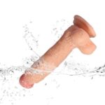 19 cm Realistik Vantuzlu Dildo Penis - Middle Leilong