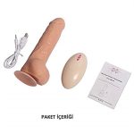 19 cm Uzaktan Kumandalı Titreşimli Realistik Penis - Big Detective