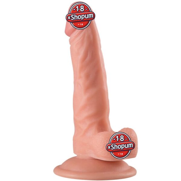 19,5 cm Realistik Vantuzlu Dildo Penis