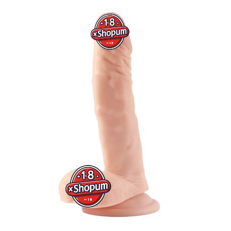 20 cm Realistik Vantuzlu Dildo Penis