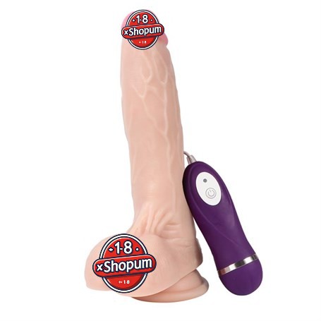 20,5 cm Gerçekçi Titreşimli Dildo Vibratör Penis - Holy Dragon