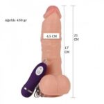 21 cm Gerçekçi Titreşimli Dildo Vibratör Penis - Adam