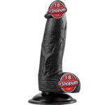 21 cm Realistik Vantuzlu Zenci Dildo Penis