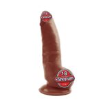 21,5 cm Realistik Vantuzlu Melez Dildo Penis