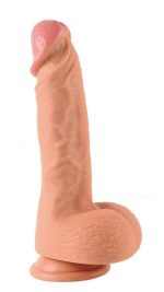 22 cm Belden Bağlamalı Çift Katmanlı Realistik Dildo Penis Seti