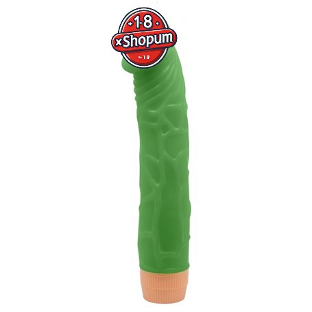 22,5 cm Floresan Titreşimli Realistik Vibratör Penis Dildo - Bill