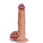 22 cm İleri Geri Hareketli Gerçekçi Silikon Vantuzlu Penis - Hill