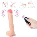 23 cm Belden Bağlamalı Titreşimli Realistik Dildo Penis Set