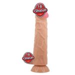 24 cm Kıkırdak Yapılı Çift Katmanlı Gerçekçi Dildo Penis