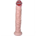 24 cm Realistik Testissiz Dildo Penis - Iron Luxman