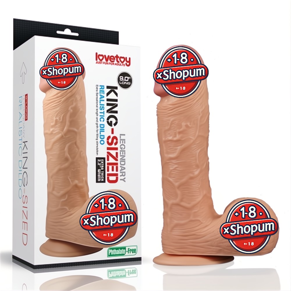 24,5 cm Gerçekçi Kalın Dildo Penis - King Sized