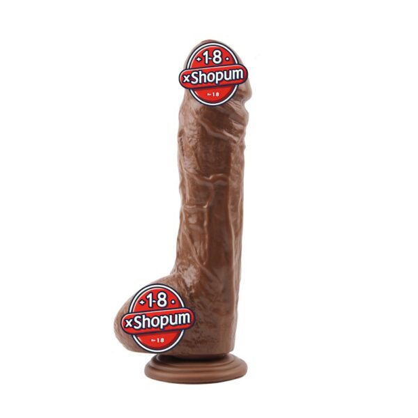 25,5 cm Gerçekçi Kalın Melez Dildo Penis - Alexander Lee