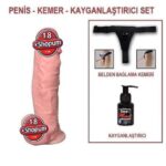 27 cm Belden Bağlamalı Realistik Dildo Penis - J. King