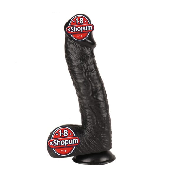 27,5 cm Dev Boy Realistik Vantuzlu Zenci Dildo Penis