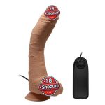 28 cm Titreşimli Gerçekçi Kalın Dildo Penis - Alex