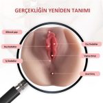 3 Boyutlu Gerçekçi Anal & Vajinal Mastürbatör - Carrie