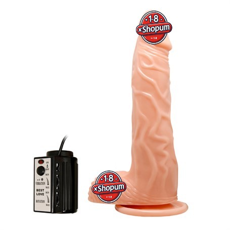 20,5 cm Isıtma Özellikli Oynar Başlı Kumandalı Titreşimli Dildo