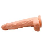 20,5 cm Isıtma Özellikli Oynar Başlı Kumandalı Titreşimli Dildo