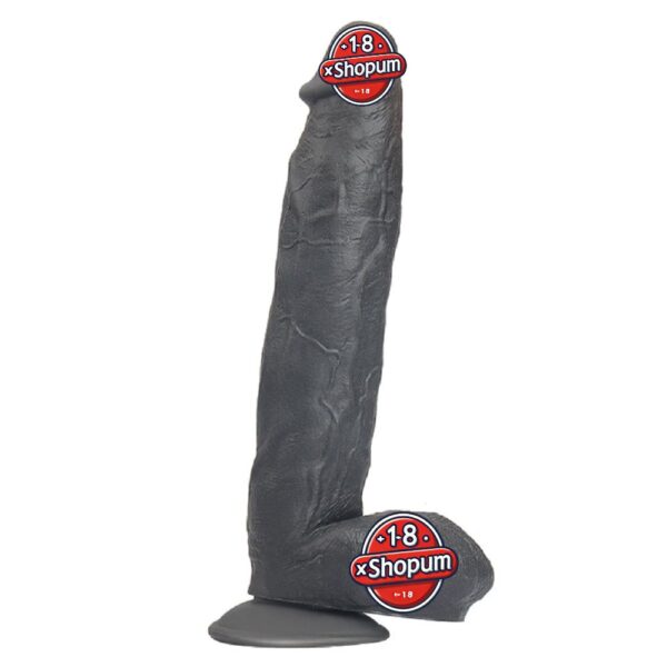 31 cm Vantuzlu Realistik Zenci Penis Anal Vajinal Dildo