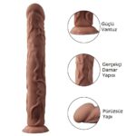 35 cm Gerçekçi Uzun & Kalın Dildo Penis