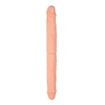 36 cm Çift Taraflı Realistik Dildo Anal Vajinal Penis