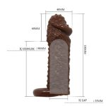 4 cm uzatmalı damarlı penis kılıfı.