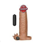 5 cm uzatmalı realistik titreşimli penis kılıfı melez XTender.