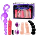 5'li Anal Vajinal Titreşimli Vibratör Seti - Love Kits