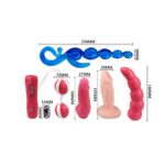 5'li Anal Vajinal Titreşimli Vibratör Seti - Love Kits