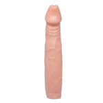 6 cm dolgulu uzatmalı silikon penis kılıfı.