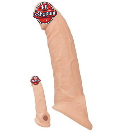 6,5 cm dolgulu realistik penis kılıfı