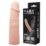 6 cm dolgulu damarlı ekstra uzun penis kılıfı.