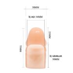 2,5 cm uzatmalı penis kılıfı.