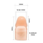 2,5 cm uzatmalı penis kılıfı.