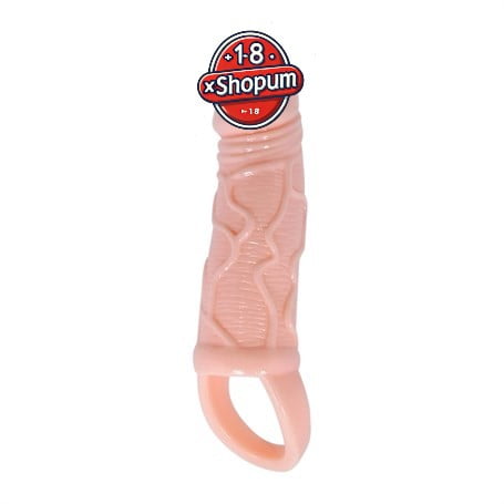 3 cm dolgulu penis kılıfı uzatmalı prezervatif dildo.