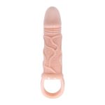 3 cm dolgulu penis kılıfı uzatmalı prezervatif dildo.