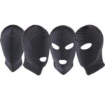 Fantezi Fetish Maske Spandex Siyah