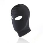 Fantezi Fetish Maske Spandex Siyah