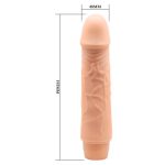 Güçlü Titreşimli 19,5 cm Realistik Vibratör Gerçekçi Penis Dildo