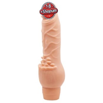 Güçlü Titreşimli 19,5 cm Realistik Vibratör Gerçekçi Penis Dildo