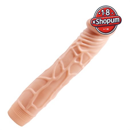 20 cm Kumandalı 360° Oynar Başlı Titreşimli Vibratör Realistik Penis Dildo