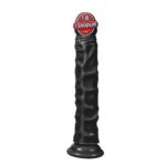 24 cm Realistik Testissiz Zenci Dildo - Iron Luxman