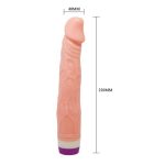 Güçlü Titreşimli 22 cm Realistik Vibratör Gerçekçi Penis Dildo